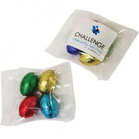 Mini Solid Easter Eggs in Bag (4 Eggs)
